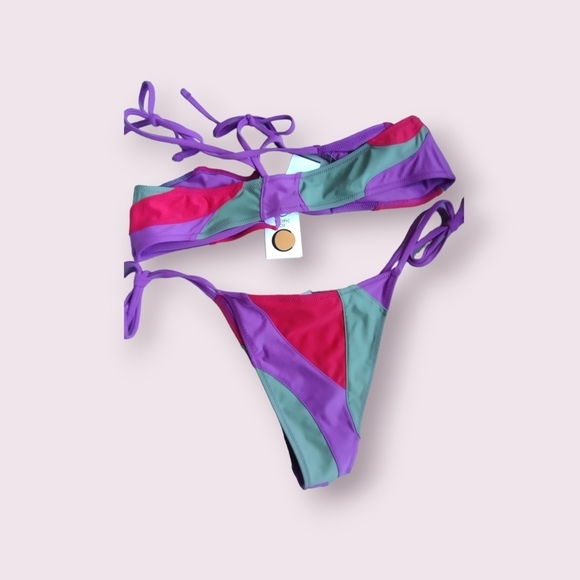 Tropic of C Keyhole Top /Praia Bottom Tropicalia Size L Revolve - Picture 9 of 15